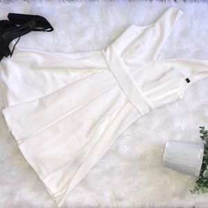 White flowy dress